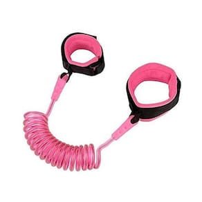 Guia De Segurança Coleira Pulseira Pulso Anti Perda Criança Rosa