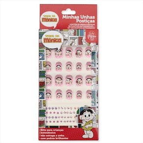Balão Magico Unha Postiça Infantil Turma Da Monica 42048