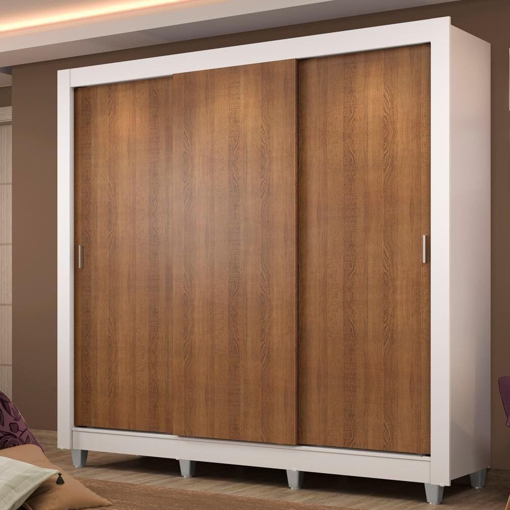 Guarda Roupa Casal Lyon Plus 3 Portas 4 Gavetas Madesa