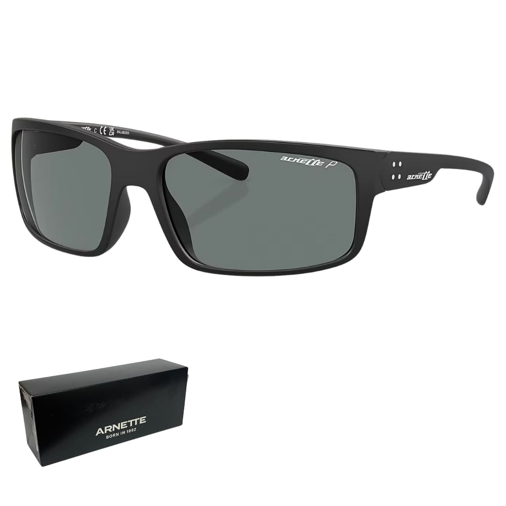 Óculos de Sol Arnette Masculino Preto Fastball 2.0 AN4242 01/81 62