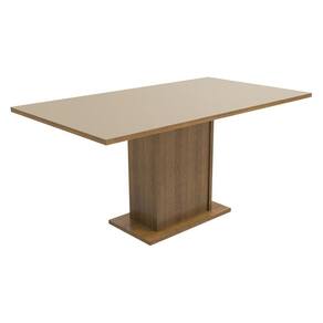 Mesa Retangular Tampo de Madeira Madesa