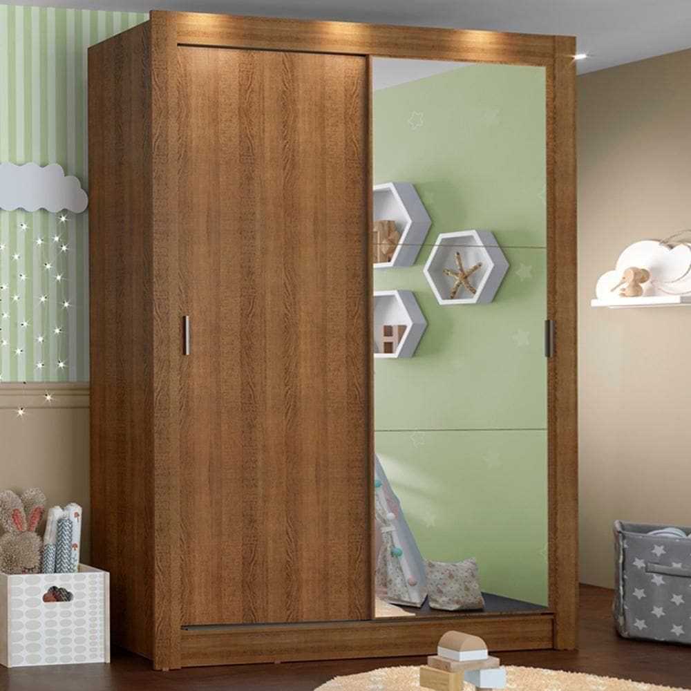 Guarda-roupa Infantil Bento 2 Portas Correr Madesa