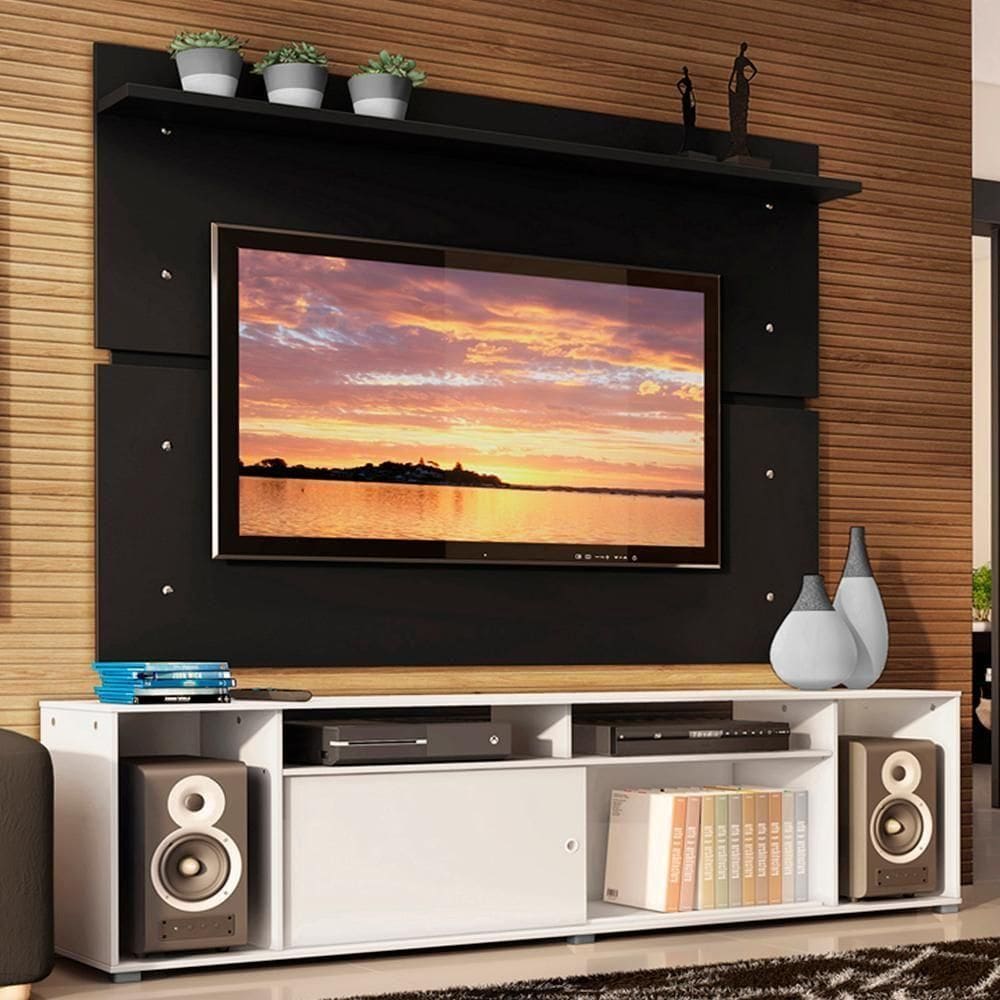 Rack Cancun e Painel para TV até 65” Madesa