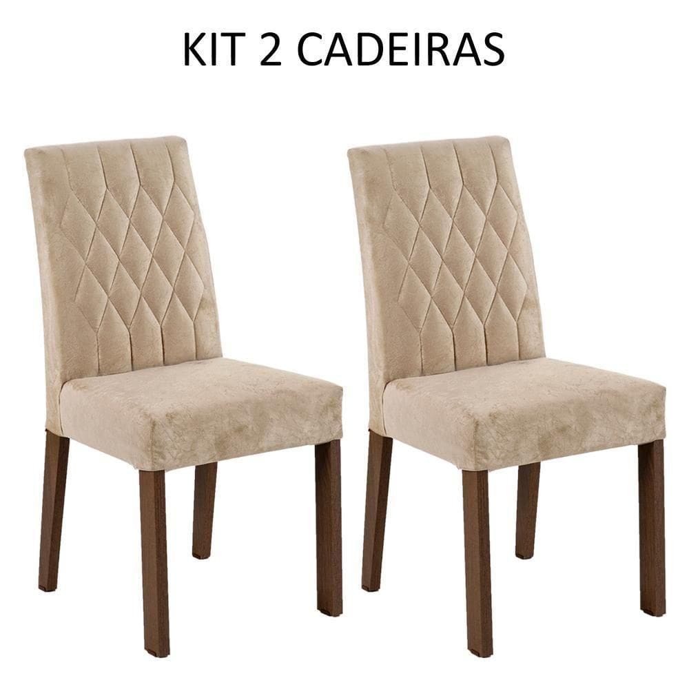 Kit 2 Cadeiras 4254 Rustic/Imperial Madesa