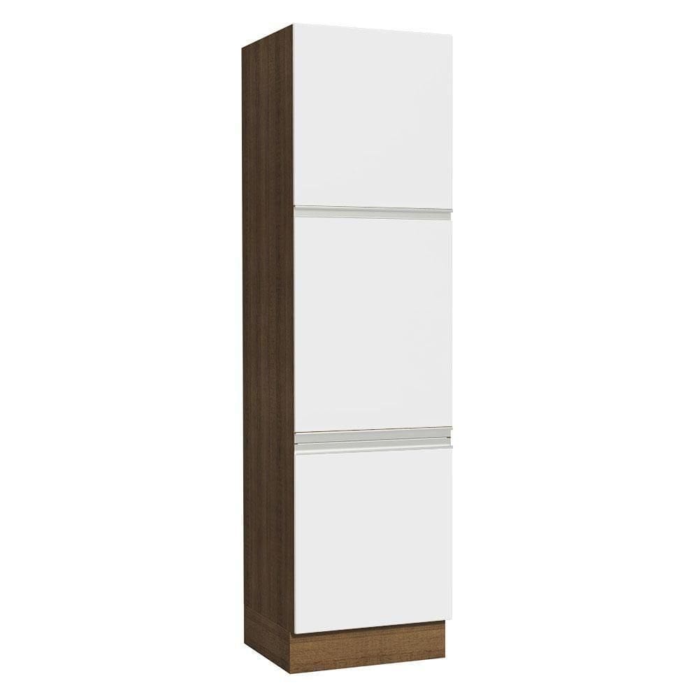 Paneleiro Glamy 60 cm 3 Portas Rustic/BrancoMadesa