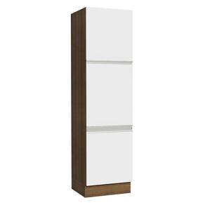 Paneleiro Glamy 60 cm 3 Portas Rustic/BrancoMadesa
