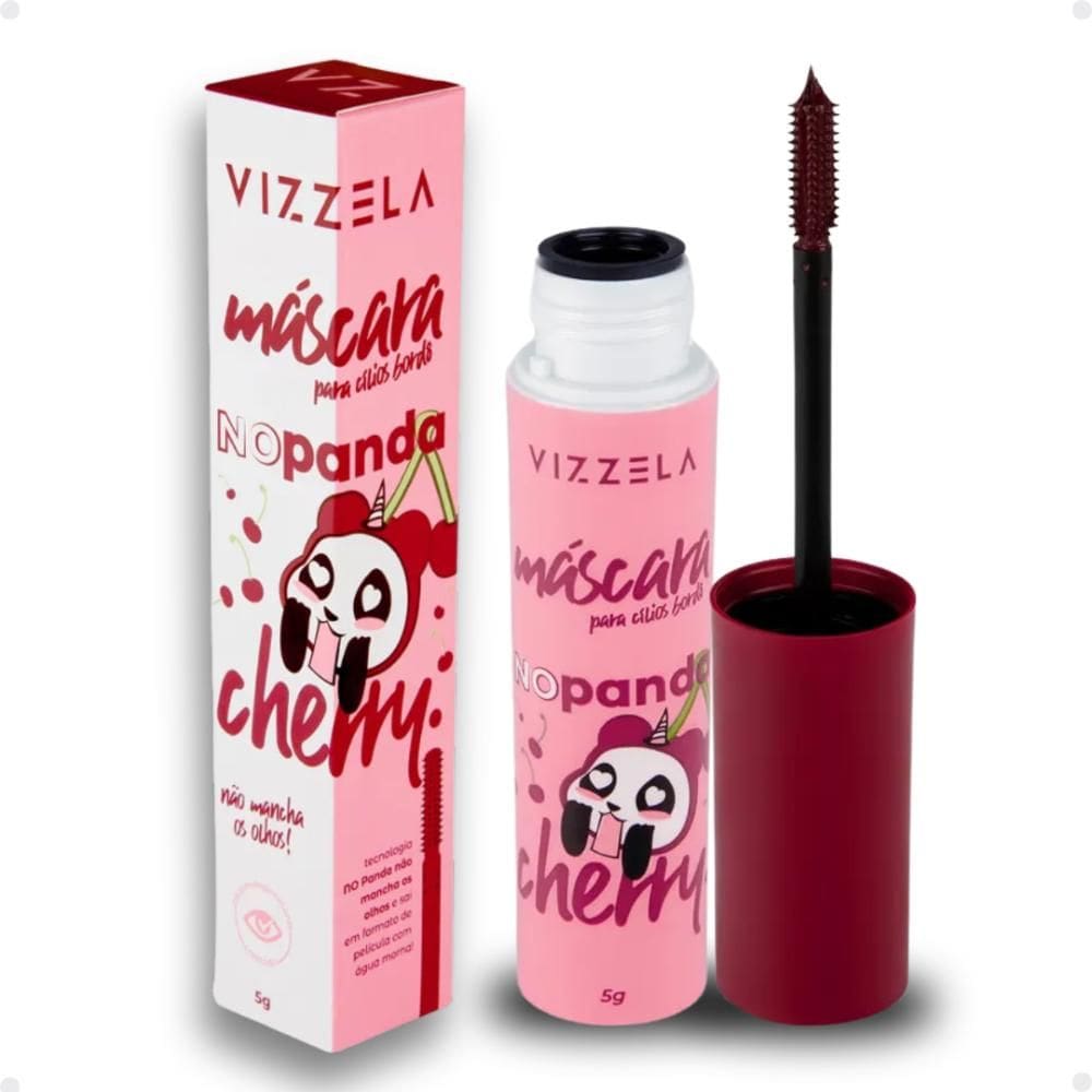 Máscara para Cílios No Panda Cherry Bordô 5g