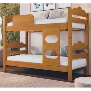 Beliche Kênia Para Dois Solteiros Com Colchões D33 14cm Altura