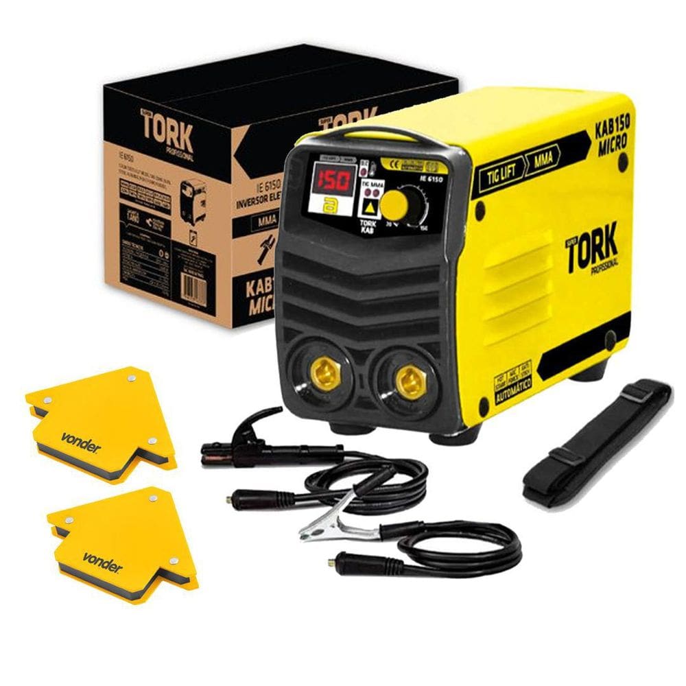 Maquina Solda Inver Kab150 Ie-6150 Super Tork + Esquadros Mg
