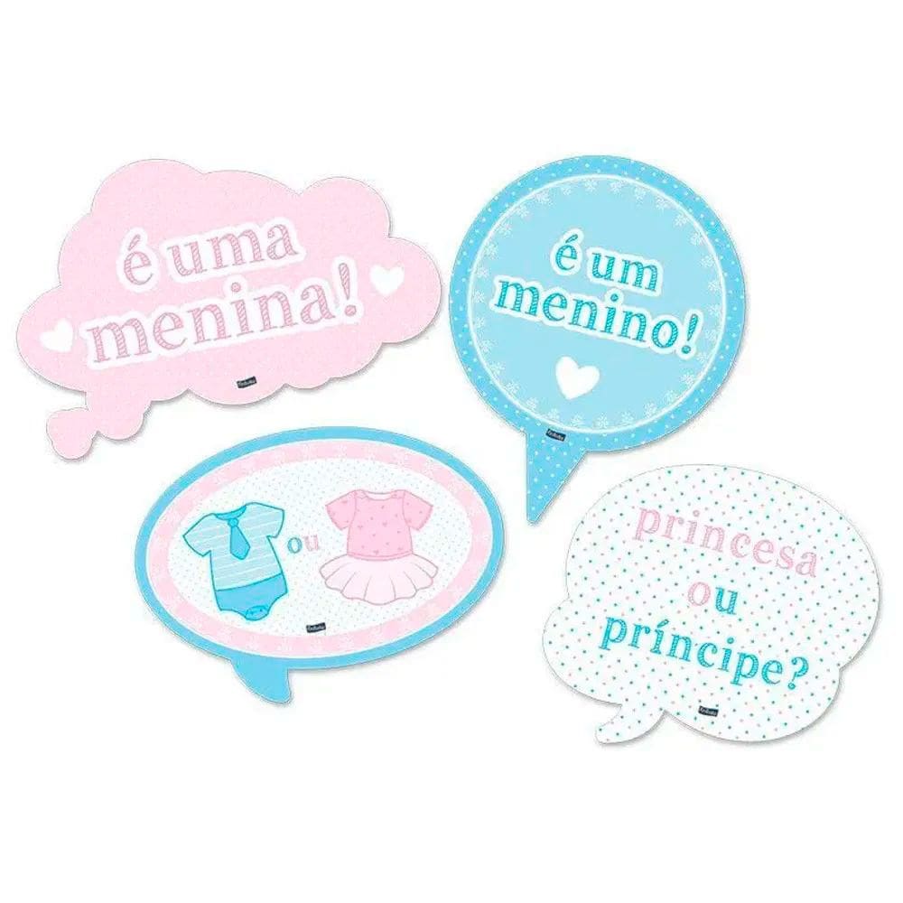 Kit Placas Chá Revelação com 9 Unidades - Festcolor