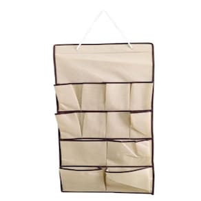 Sapateira Vertical Porta Parede Com 12 Nichos Flexivel Para Sapatos E Acessorios Grande