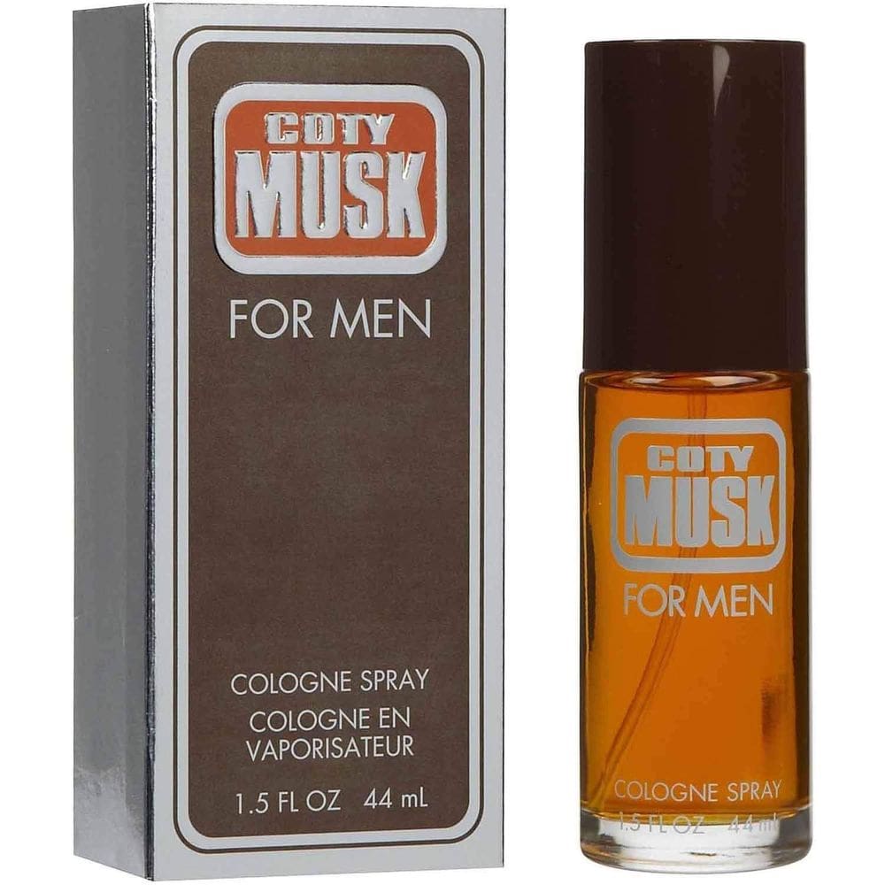 Perfume Coty Musk para homens em spray de colônia 45mL