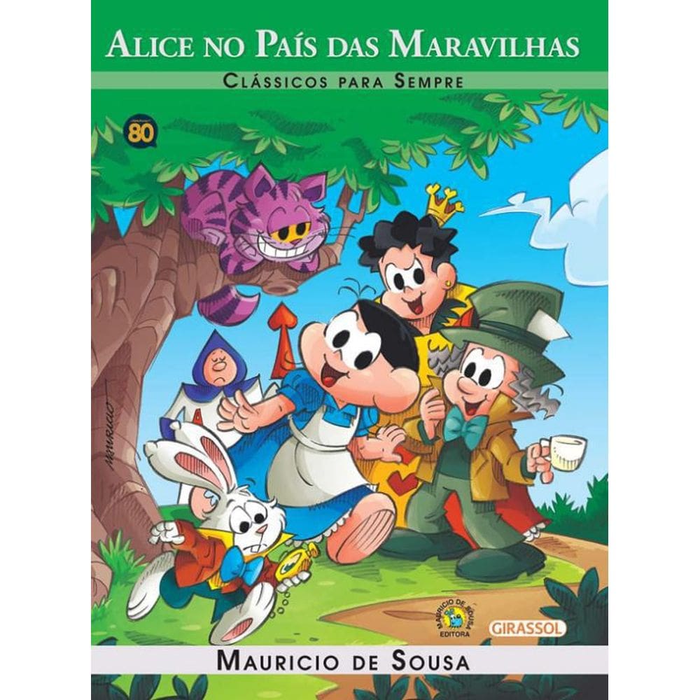 Livro Turma Da Mônica - Alice No País Das Maravillhas