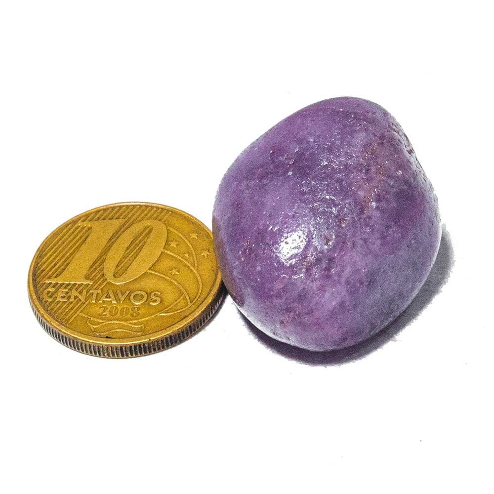 01 Lepidolita Mica Natural Rolado Ideal P/Coleção Reff 108970