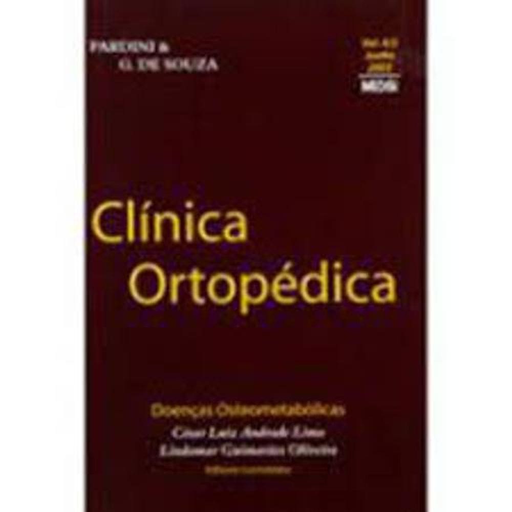 Livro Clínica Ortopédica - Vol. 4/2
