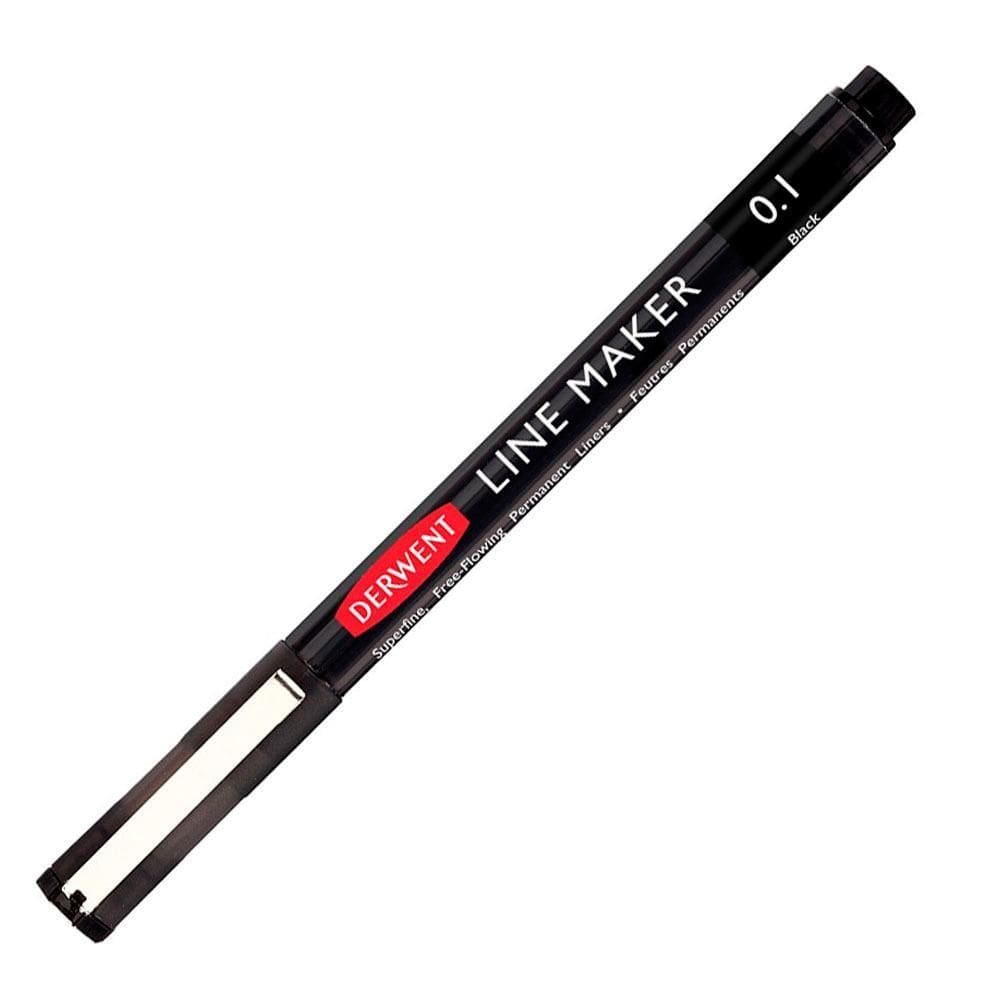 Caneta Graphik Line Maker 0,1Mm Preta Derwent