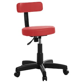 Cadeira Mocho Estética Clinica Tatuador Rce Vermelho
