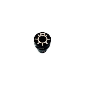 Botão Billet Black Painel Hot Rods Pick Ups
