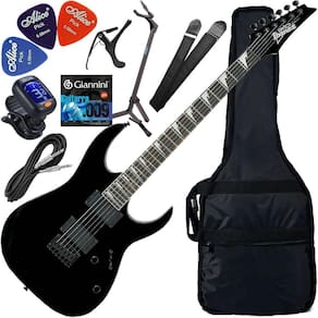 Kit Guitarra Ibanez Grg121 Dx Hh Black Flat Bkf Gx02