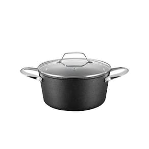 Caçarola Indução 20 Cm Antiaderente Black Rock Fundo Triplo Mimo Style
