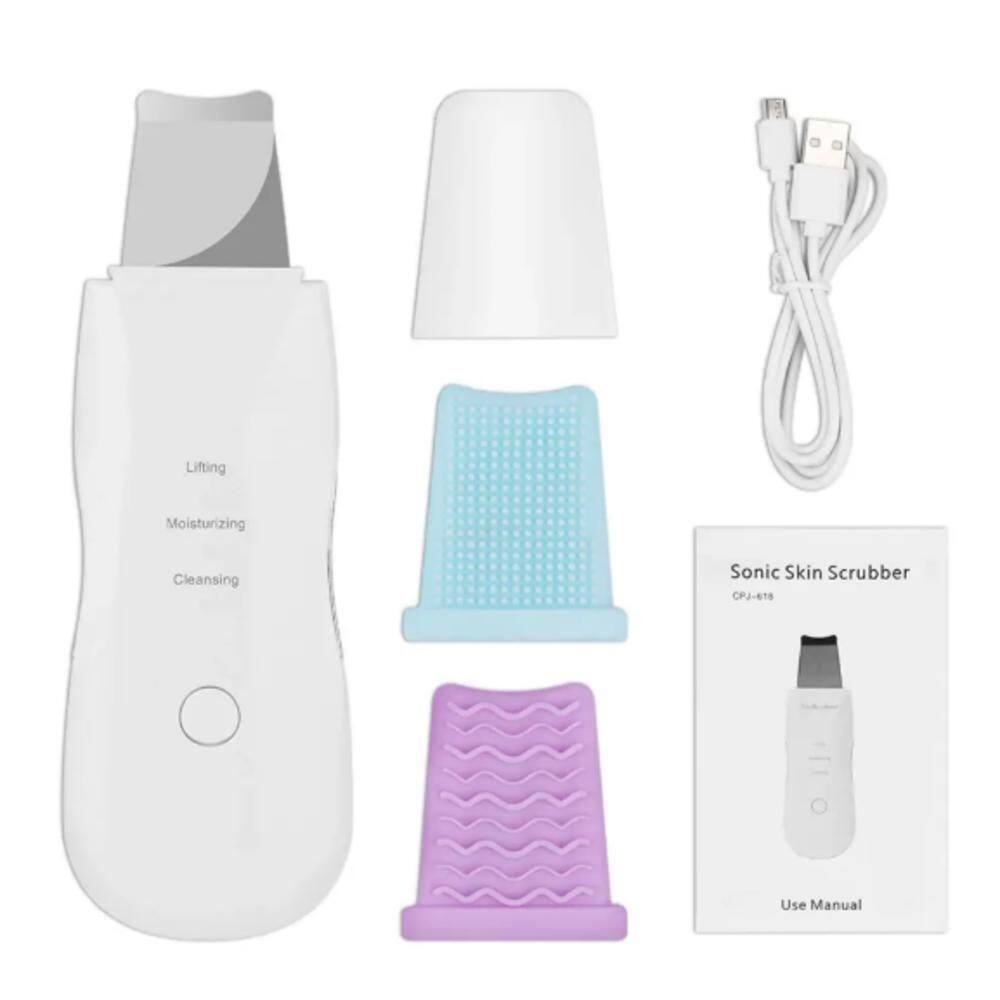 Peeling Ultrasonico Tratamento Acne Cravo Rugas Expressao Facil Removedor De Espinhas Liftig Portatil