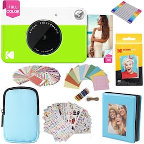 Câmera de impressão instantânea KODAK Printomatic, pacote de presente verde