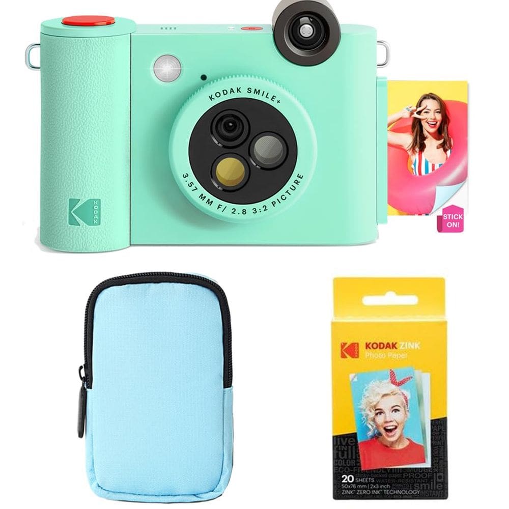 Câmera digital de impressão instantânea e impressora sem fio KODAK Smile+