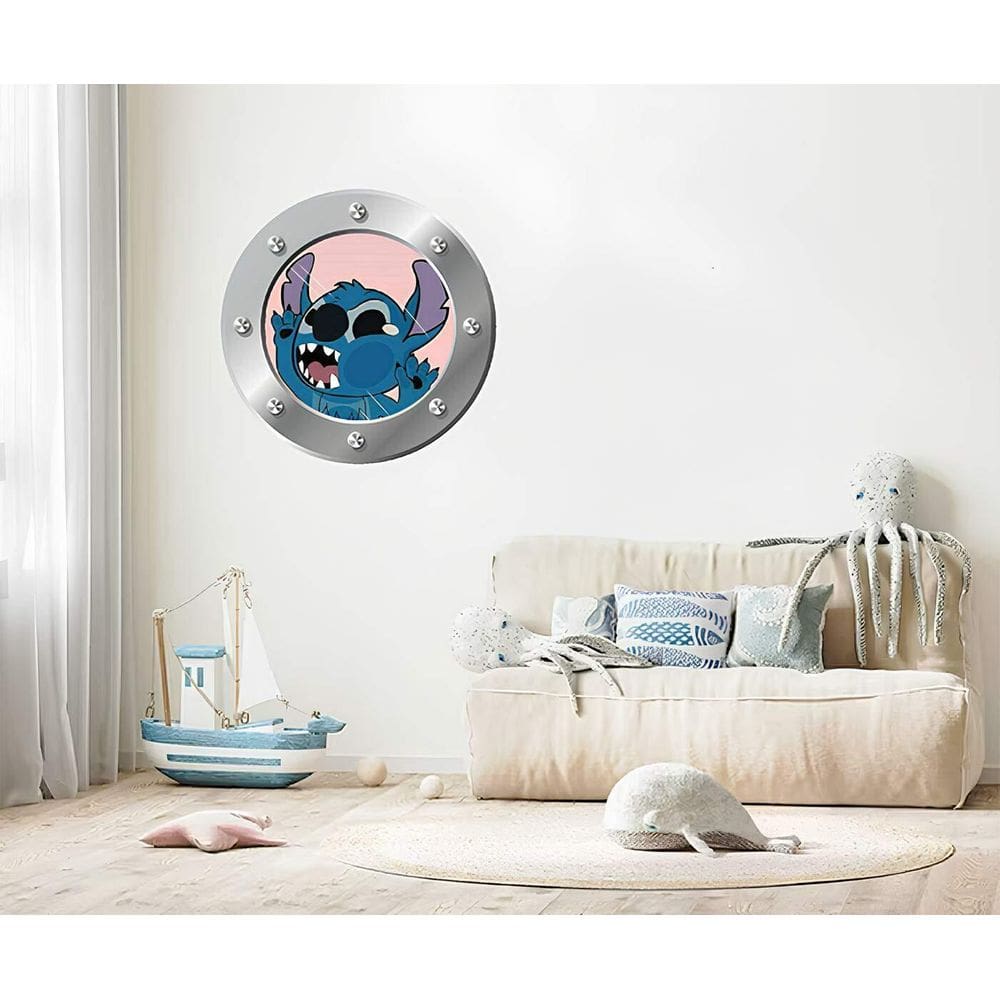 Adesivo De Parede Escotilha Stitch Mod01