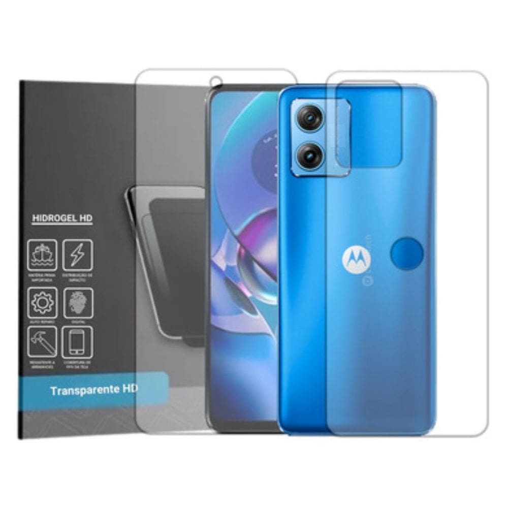 Pelicula De Hidrogel Frente E Verso Para Motorola Moto G04