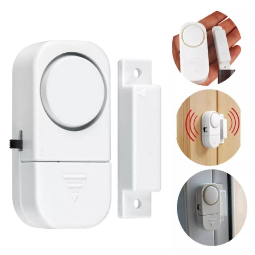 Alarme Sensor Anunciador De Porta Janela Anti Roubo Sirene Sem Fio Comercial Residencial