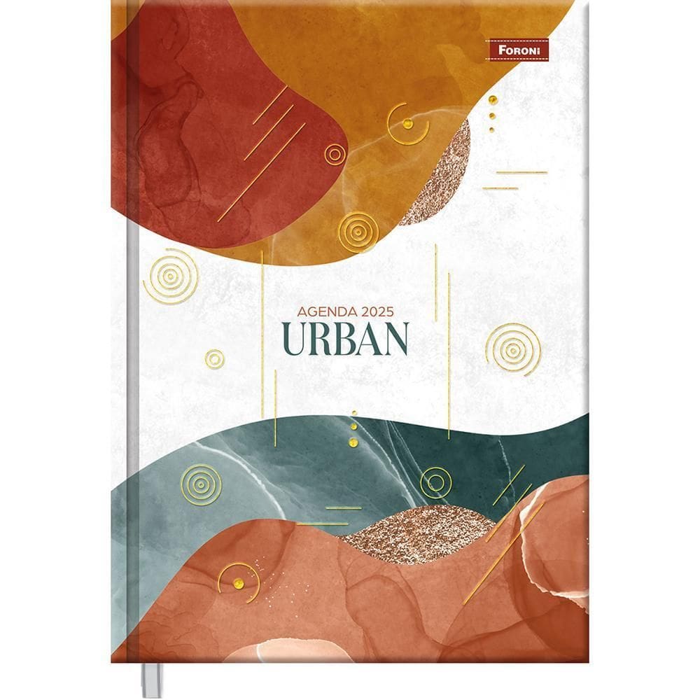 Agenda 2025 Diária Cost 176Fls Urban Curvas Foroni