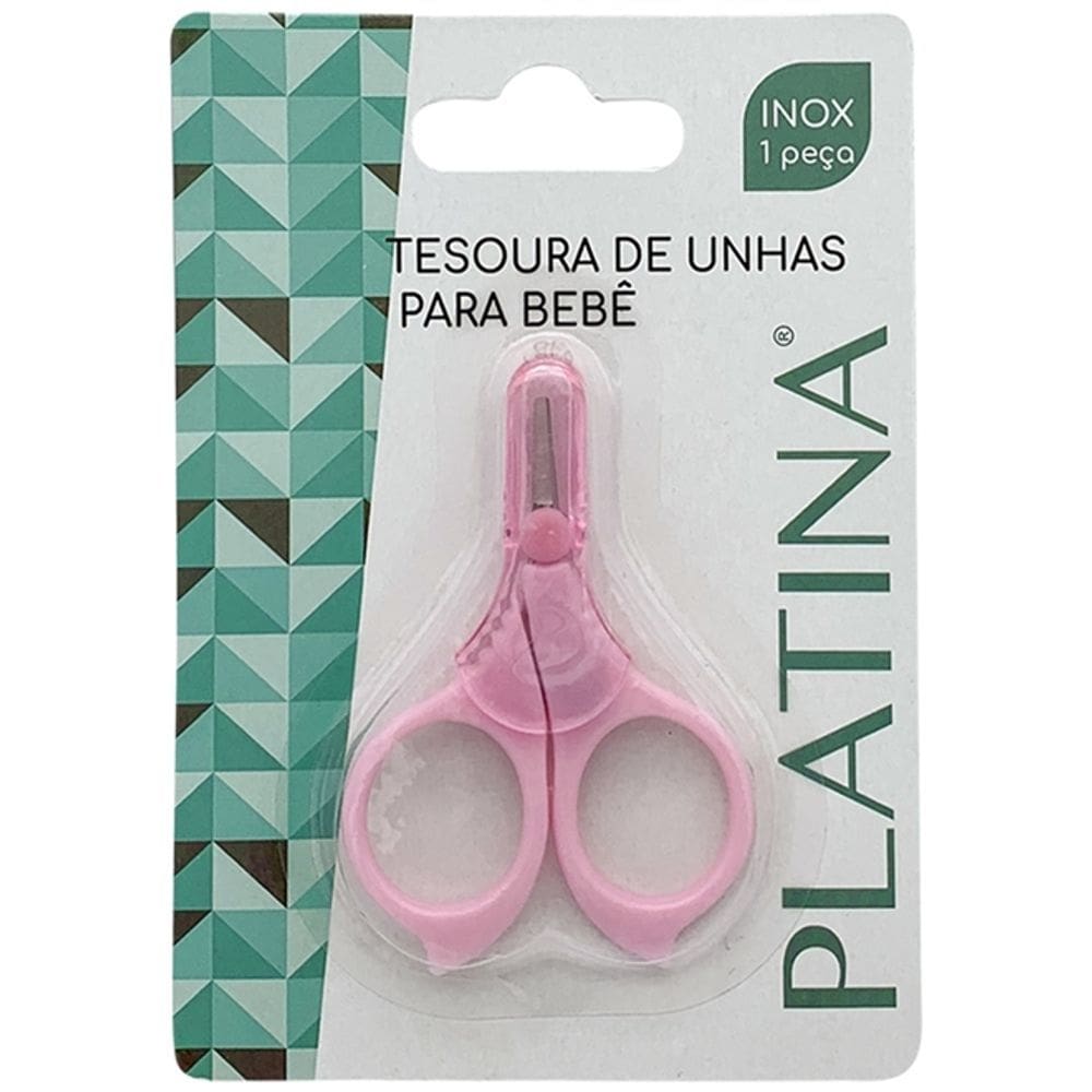 Tesoura De Unha Bebe Aço Inox 8,4x5,5cm