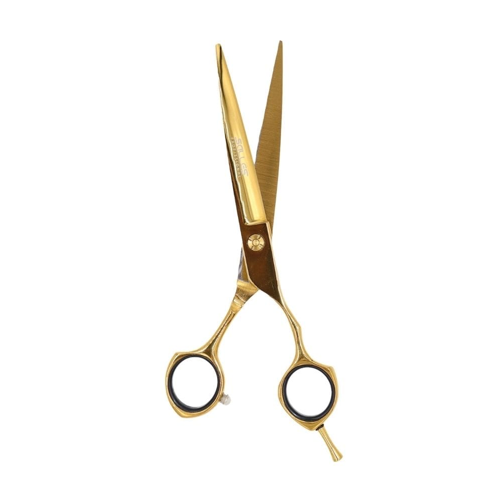 Tesoura Fio Laser Salles Profissional 6.5 Dourada