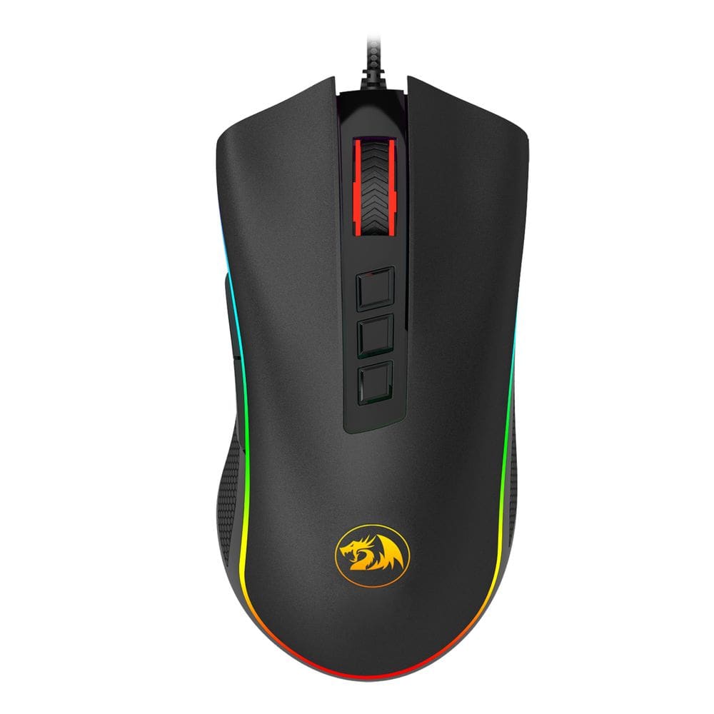 Mouse Gamer Redragon Cobra, Chroma RGB, 10000DPI, 7 Botões, Preto