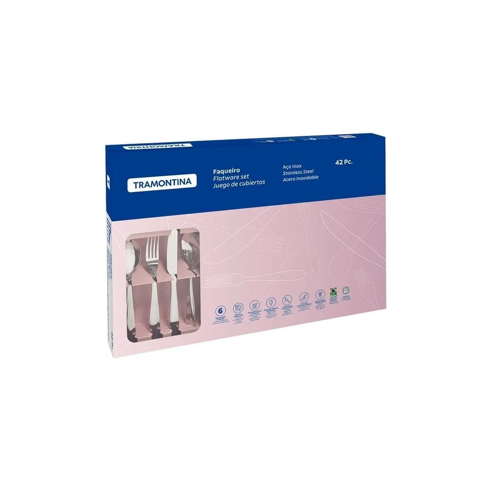 Faqueiro Aco Inox 42Pcs Laguna