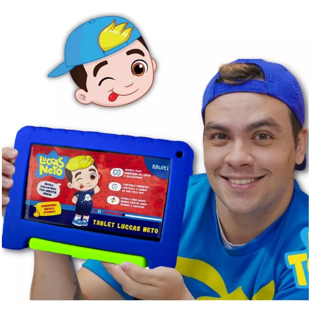 Tablet Infantil Nb423 4gb 64gb Tela 7`` Multilaser