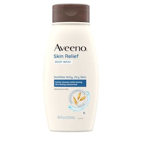 Sabonete líquido Aveeno Skin Relief, sem perfume, 530 ml e sensível