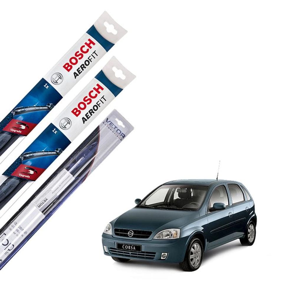 Palheta Dianteira e Traseira Corsa Hatch 2004 2005 2006 07