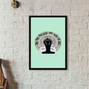 Quadro Be The Change You Wish To See 33X24Cm Moldura Preta