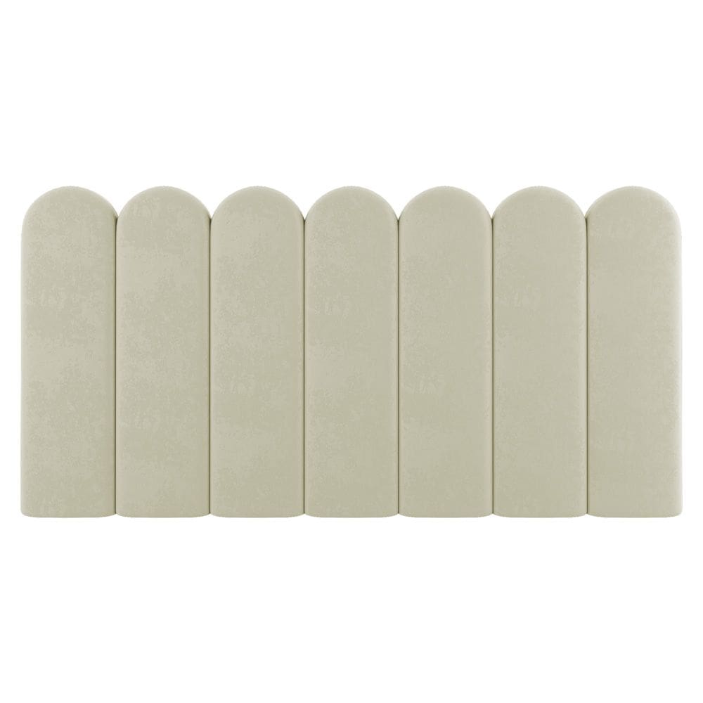 Painel Cabeceira Cama Box Solteiro Lana 100cm Sintético Bege - Abmaza