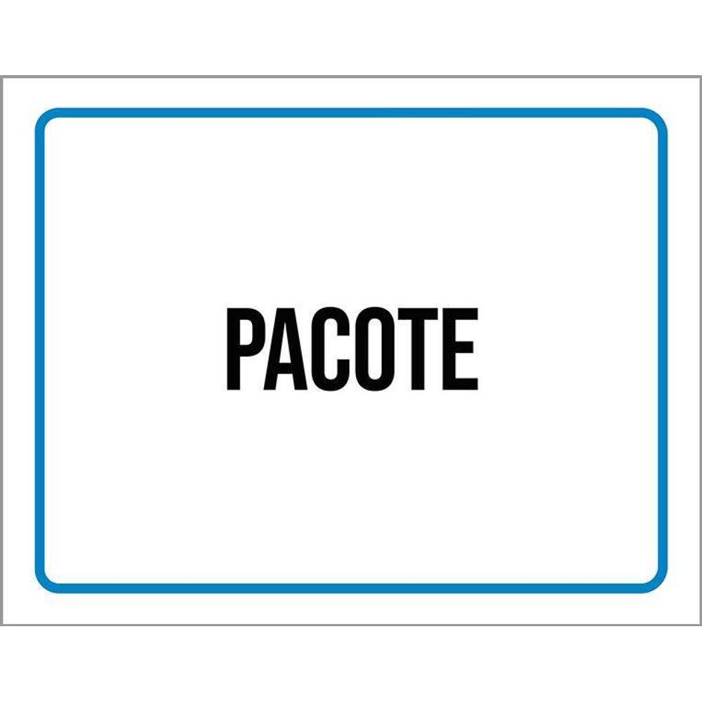 Placa Ambiente Sinalização Setor Pacote 18X23
