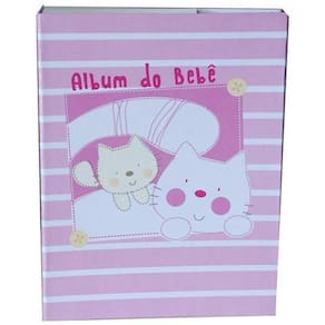 Álbum Do Bebê Menina 100 Fotos 15X21 Mimos Rec 301/07