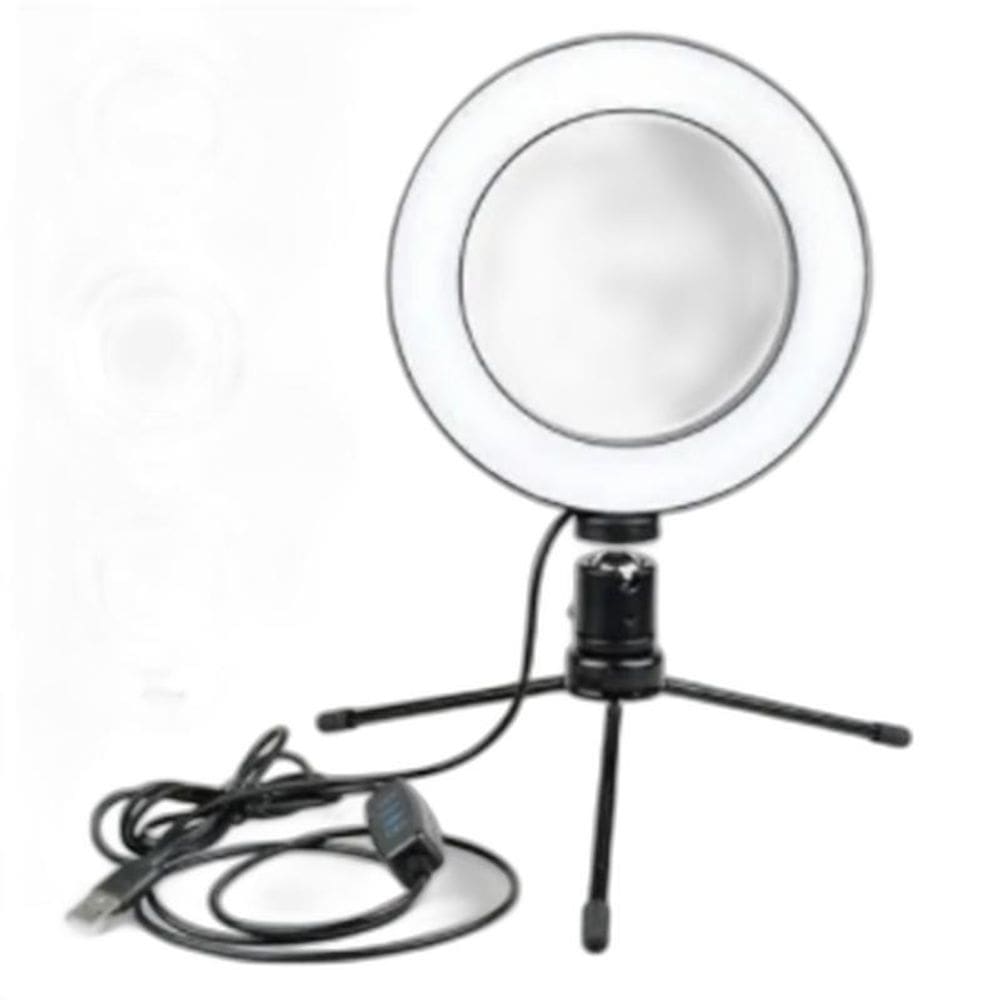 Iluminador Led Ring Light 6 Polegadas 16Cm Para Youtuber Bom