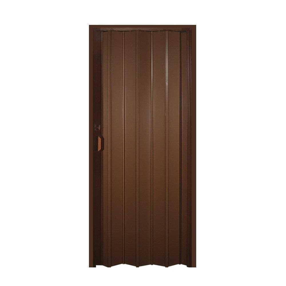 Porta Sanfonada Pvc Multilit 0,84X2,10M Mogno