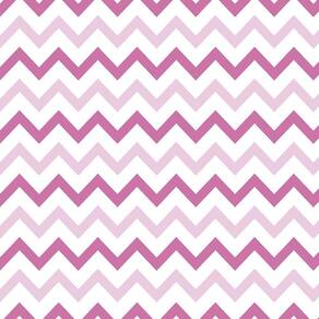 Kit 3 Rolos Papel De Parede Adesivo Chevron Rosa Branco 3,0M