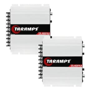 Kit 2 Módulo Taramps Ts 400x4 2 Ohms 400w Rms Amplificador Automotivo