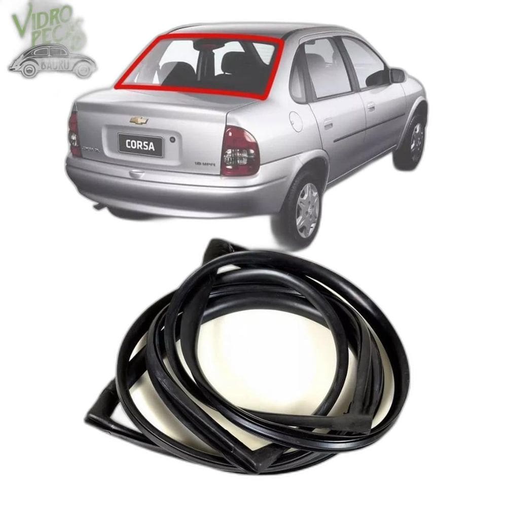 Borracha Vidro Traseiro Vigia Corsa Sedan Classic