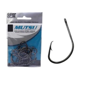 Kit 20 Anzol De Pesca Mutsu Circle Hook 4/0 Marine Sports