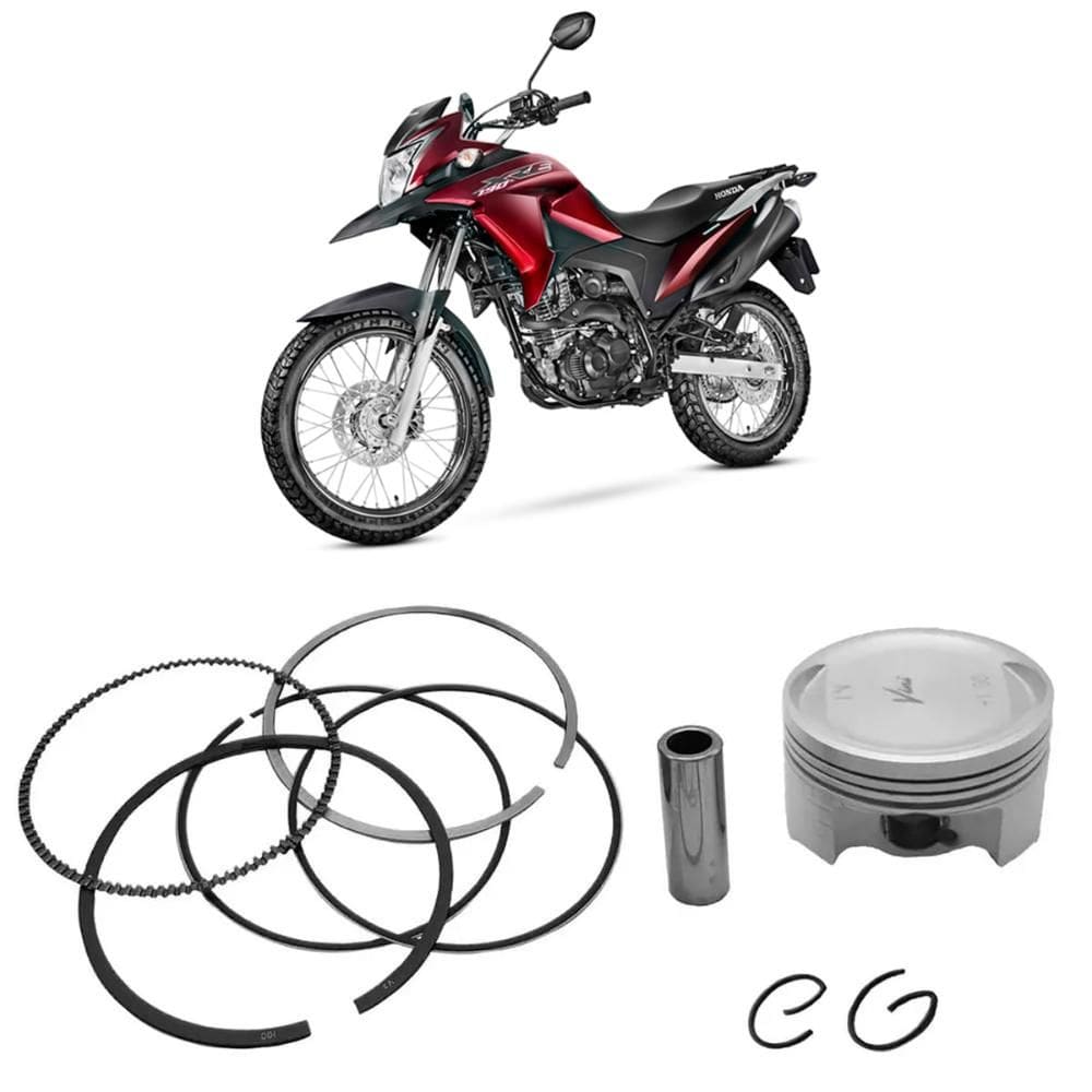 Kit Pistão Anel Motor O.50 XRE 190 2016 a 2025 Controlflex