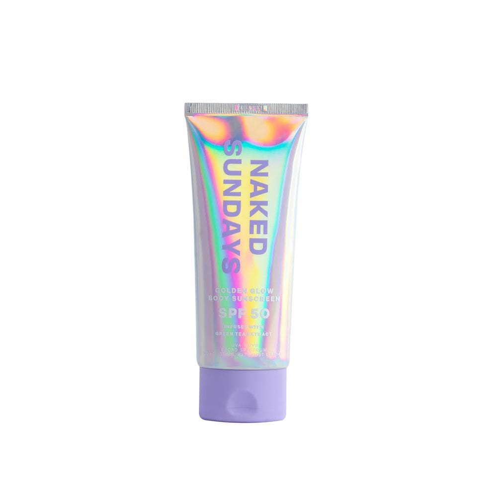 Protetor solar Naked Sundays SPF50 Golden Glow Body 100mL